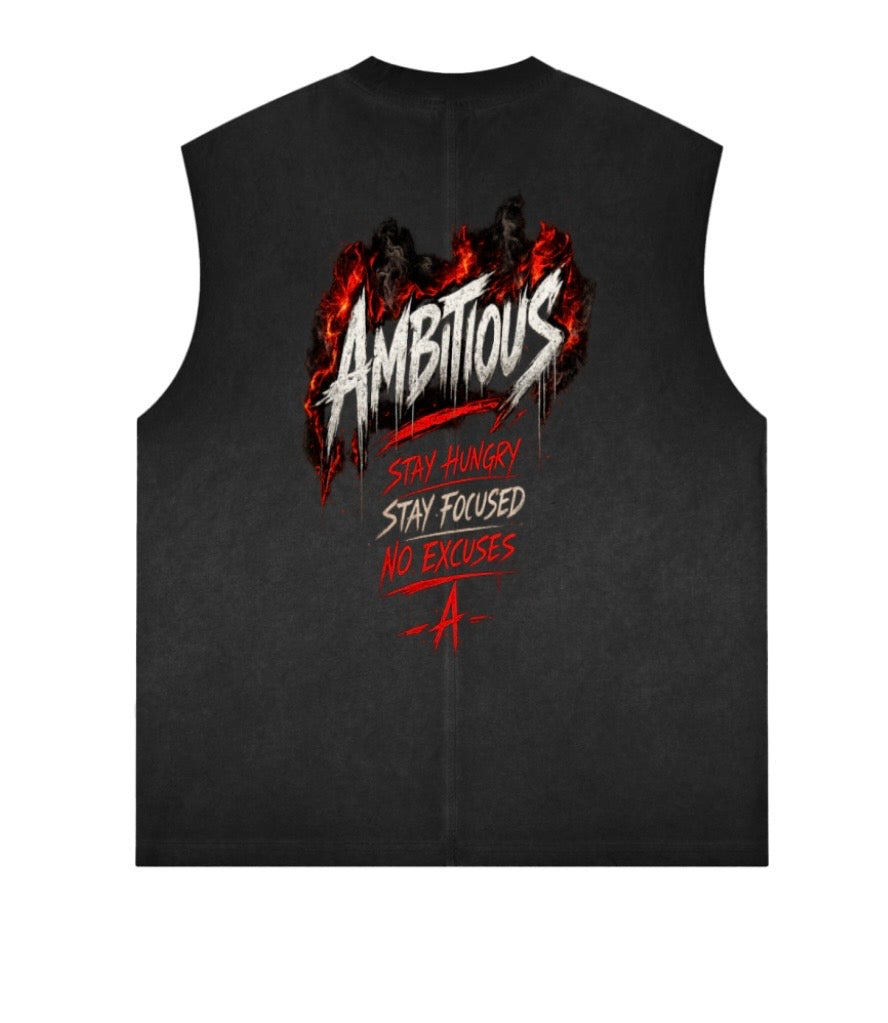 Men’s Reversed Black Sleeveless shirts